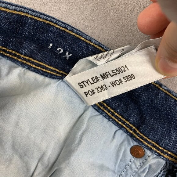 DU/ER Mens Pants 32 Blue Jeans L2X Slim Fit Stretch Performance Denim 32x32 - Picture 9 of 13